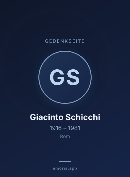 Gedenkportrait von Giacinto Schicchi