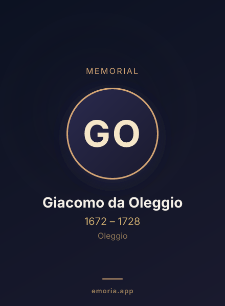 Memorial portrait of Giacomo da Oleggio