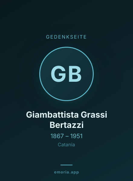 Gedenkportrait von Giambattista Grassi Bertazzi