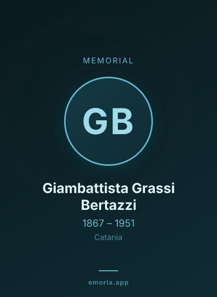 Memorial portrait of Giambattista Grassi Bertazzi