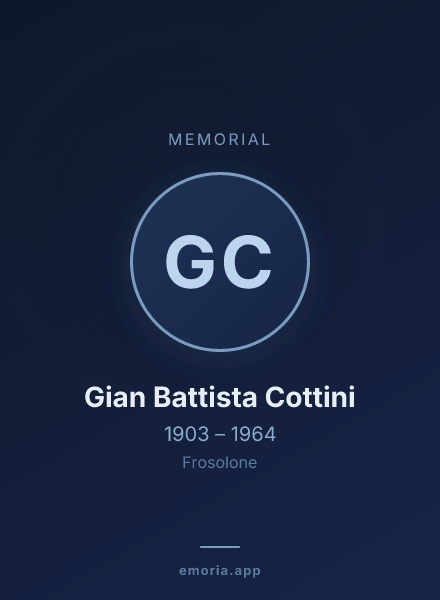 Memorial portrait of Gian Battista Cottini