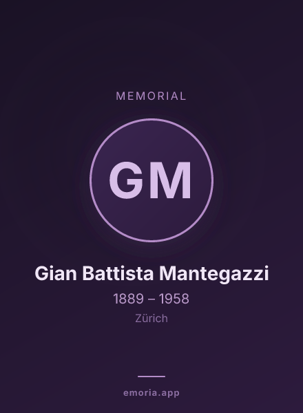 Memorial portrait of Gian Battista Mantegazzi