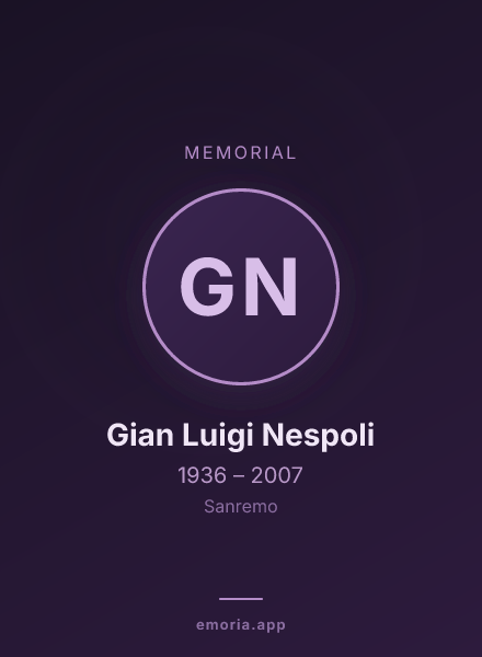Memorial portrait of Gian Luigi Nespoli