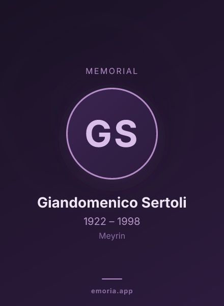 Memorial portrait of Giandomenico Sertoli