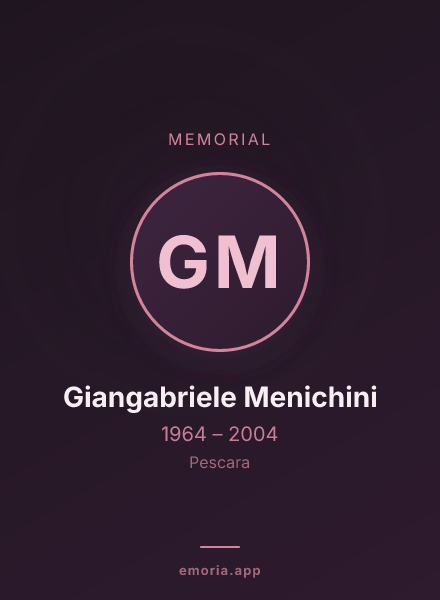 Memorial portrait of Giangabriele Menichini