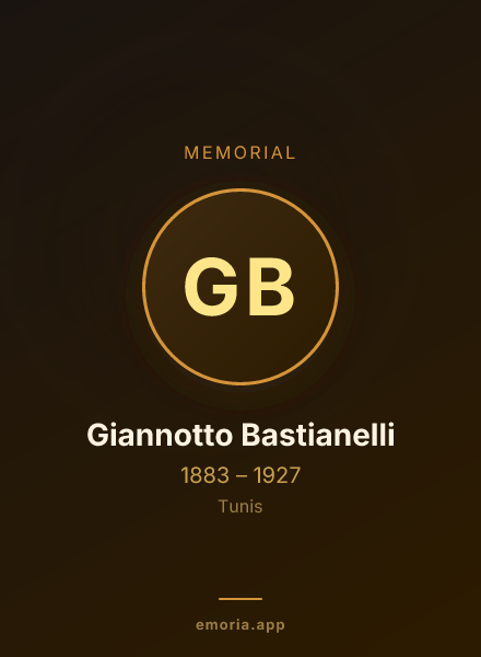Memorial portrait of Giannotto Bastianelli