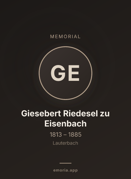 Memorial portrait of Giesebert Riedesel zu Eisenbach