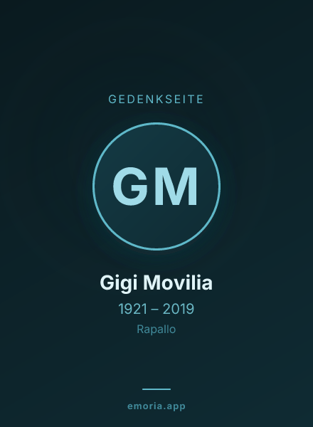 Gedenkportrait von Gigi Movilia
