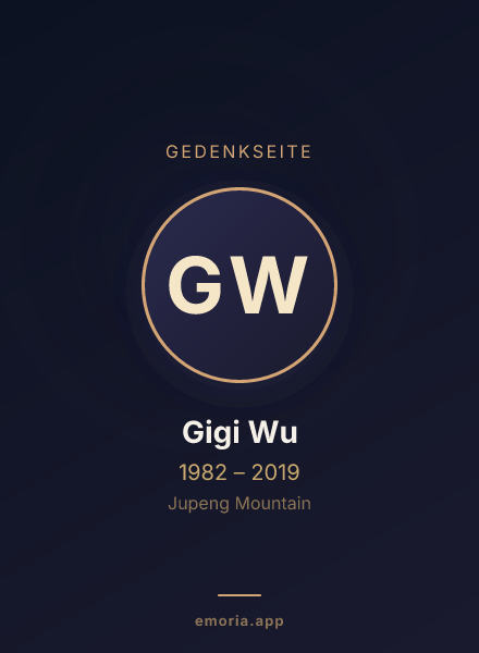 Gedenkportrait von Gigi Wu