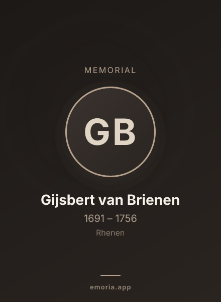 Memorial portrait of Gijsbert van Brienen