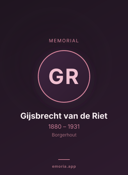 Memorial portrait of Gijsbrecht van de Riet