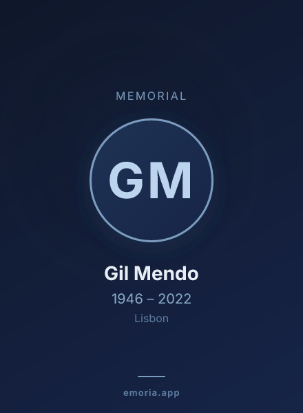 Memorial portrait of Gil Mendo