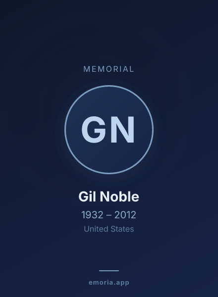 Memorial portrait of Gil Noble