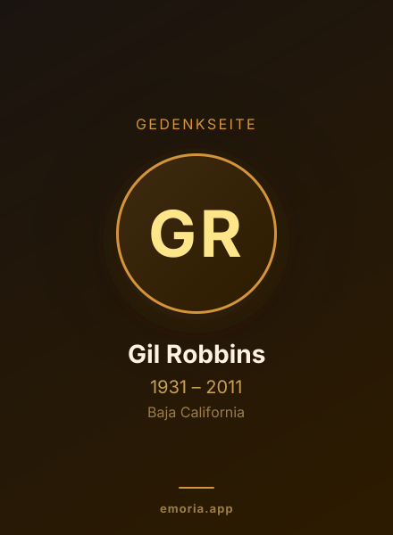 Gedenkportrait von Gil Robbins