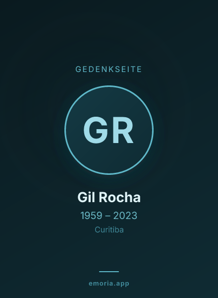 Gedenkportrait von Gil Rocha