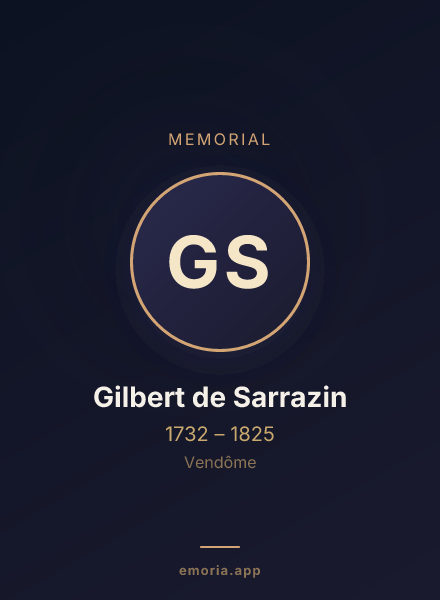 Memorial portrait of Gilbert de Sarrazin