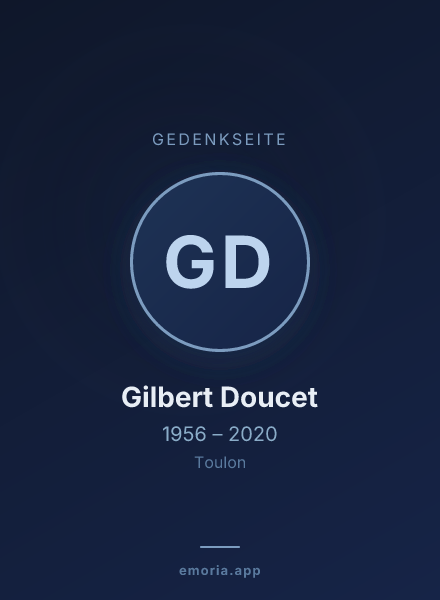 Gedenkportrait von Gilbert Doucet