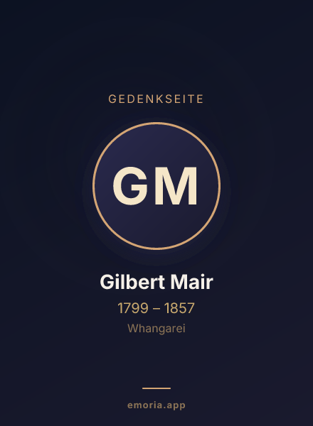 Gedenkportrait von Gilbert Mair