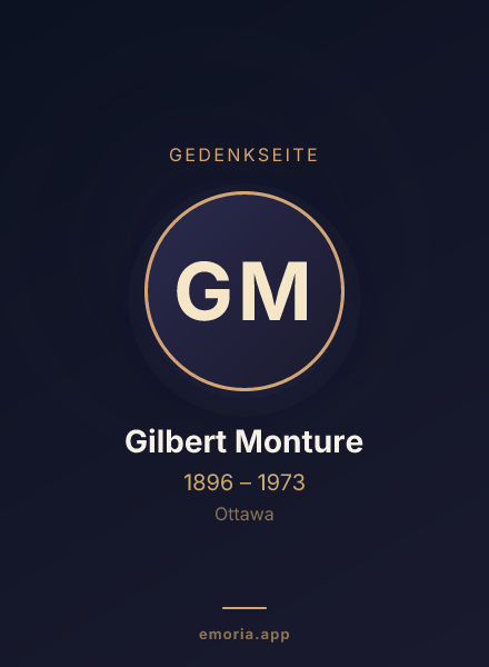 Gedenkportrait von Gilbert Monture
