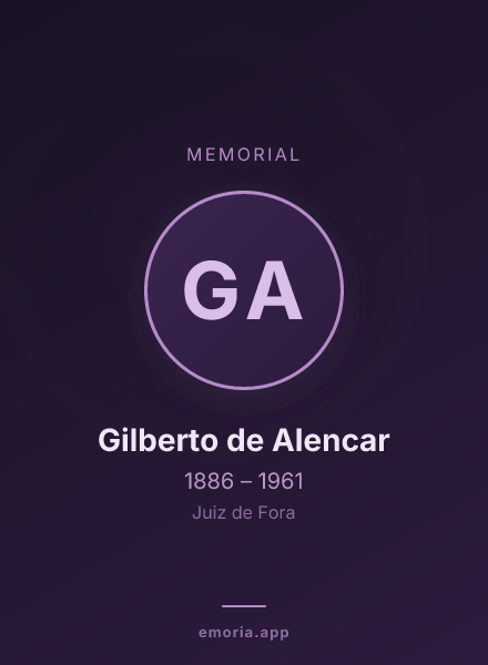 Memorial portrait of Gilberto de Alencar