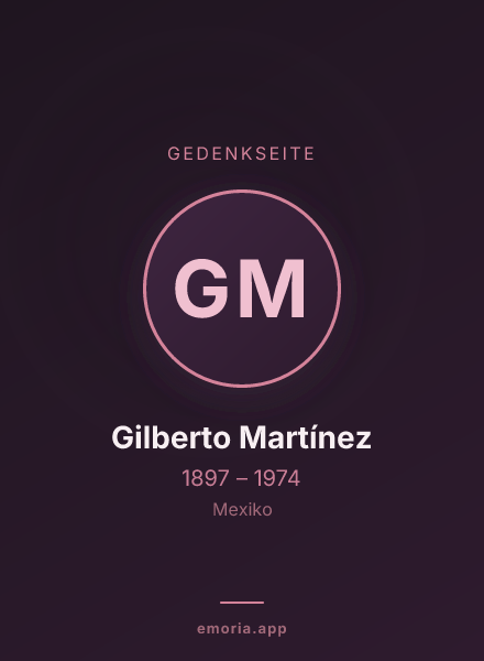 Gedenkportrait von Gilberto Martínez