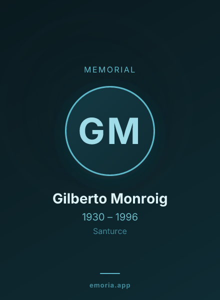 Memorial portrait of Gilberto Monroig