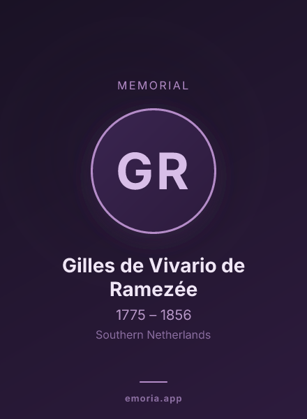 Memorial portrait of Gilles de Vivario de Ramezée