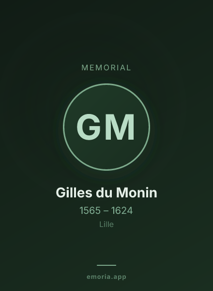 Memorial portrait of Gilles du Monin
