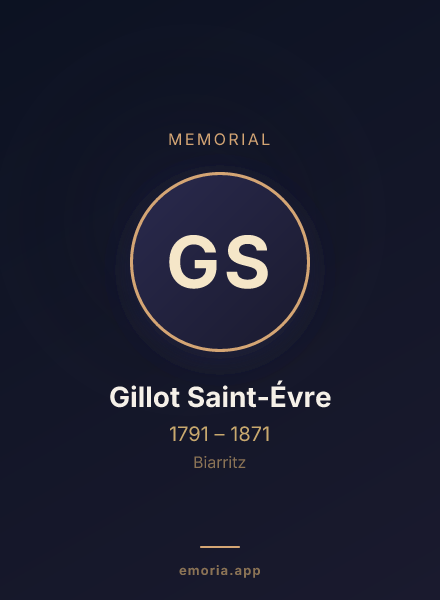 Memorial portrait of Gillot Saint-Évre
