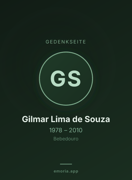 Gedenkportrait von Gilmar Lima de Souza