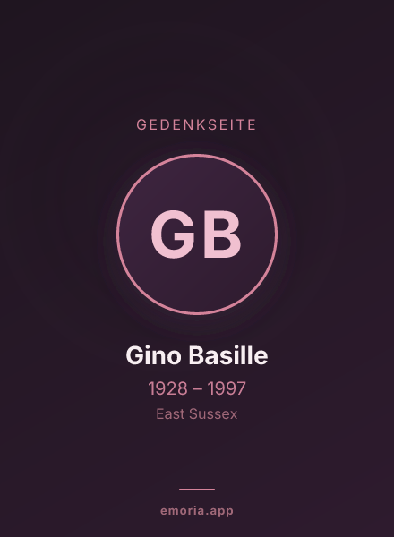 Gedenkportrait von Gino Basille