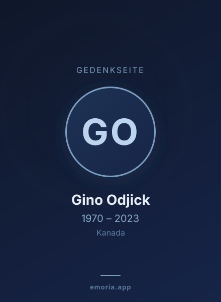 Gedenkportrait von Gino Odjick