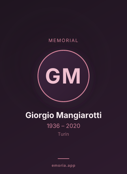 Memorial portrait of Giorgio Mangiarotti
