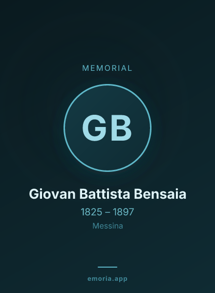 Memorial portrait of Giovan Battista Bensaia