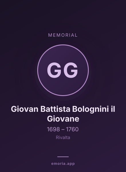 Memorial portrait of Giovan Battista Bolognini il Giovane