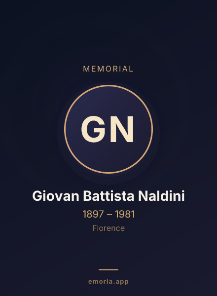 Memorial portrait of Giovan Battista Naldini