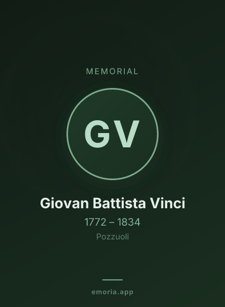 Memorial portrait of Giovan Battista Vinci