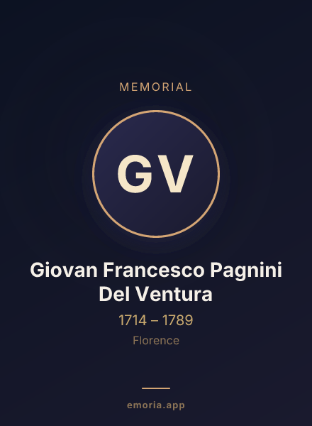 Memorial portrait of Giovan Francesco Pagnini Del Ventura