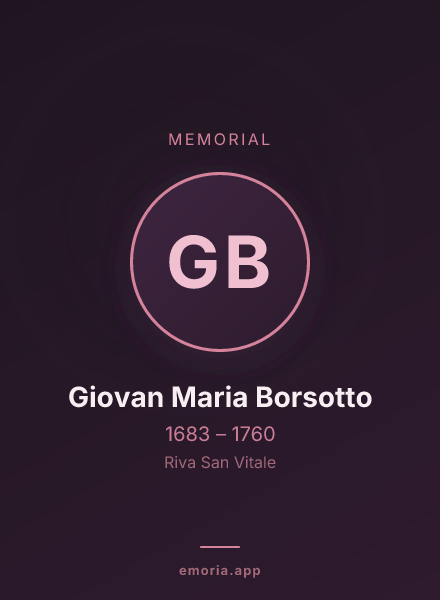 Memorial portrait of Giovan Maria Borsotto