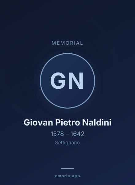 Memorial portrait of Giovan Pietro Naldini