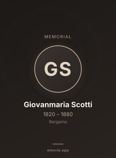 Memorial portrait of Giovanmaria Scotti