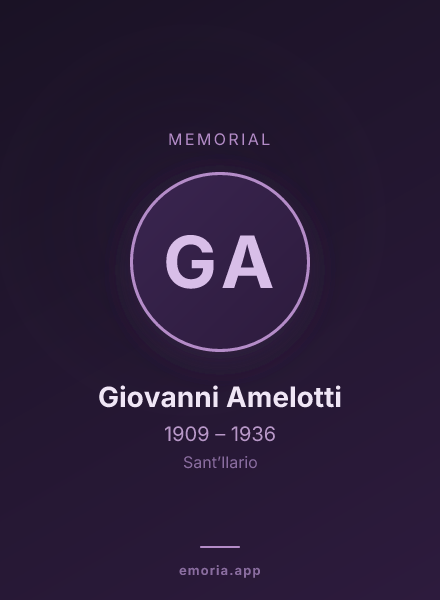 Memorial portrait of Giovanni Amelotti