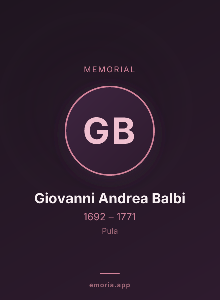 Memorial portrait of Giovanni Andrea Balbi