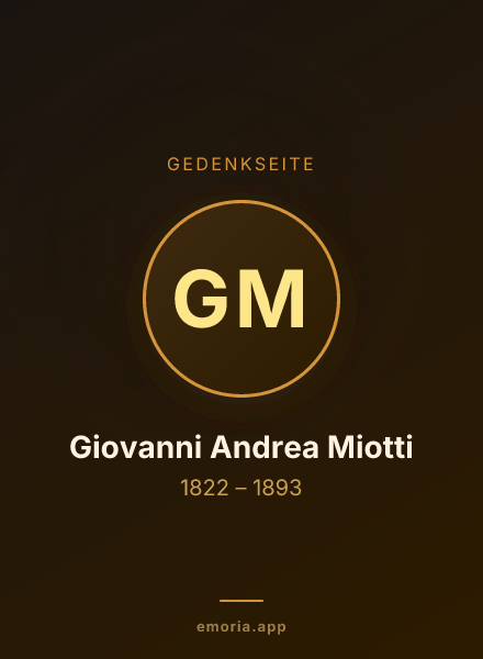 Gedenkportrait von Giovanni Andrea Miotti