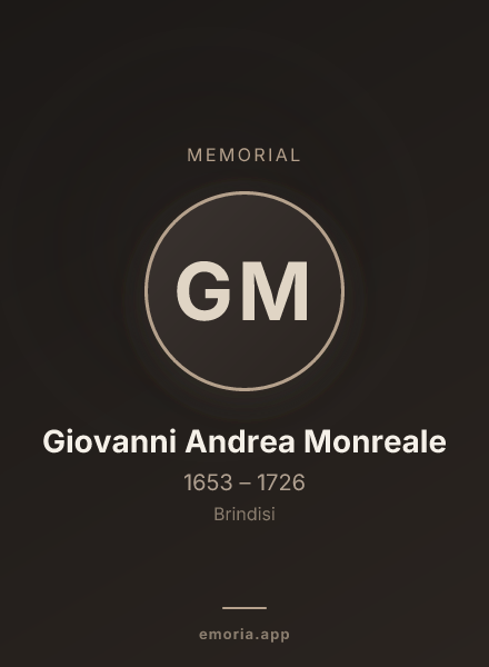 Memorial portrait of Giovanni Andrea Monreale