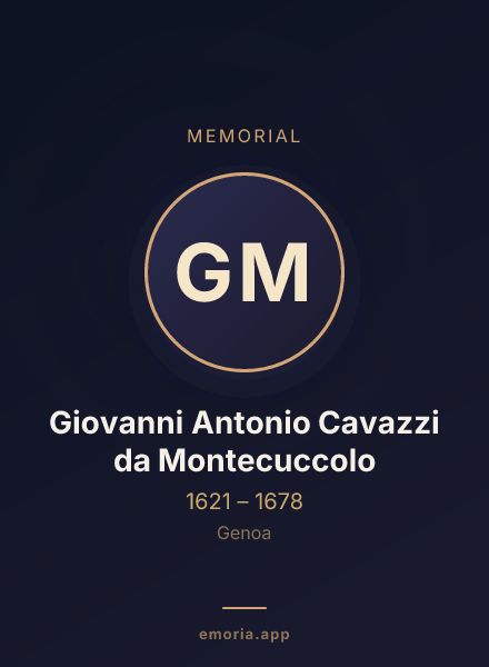 Memorial portrait of Giovanni Antonio Cavazzi da Montecuccolo
