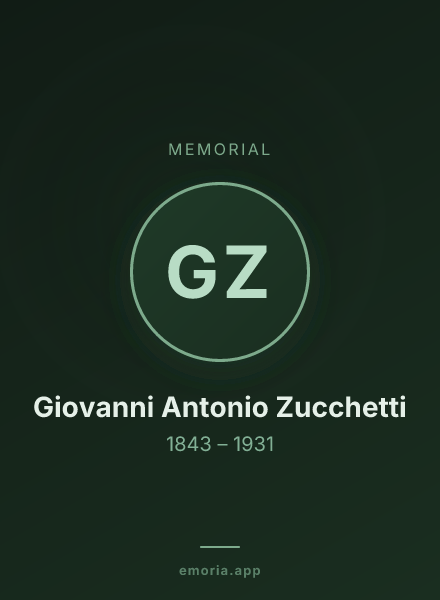 Memorial portrait of Giovanni Antonio Zucchetti