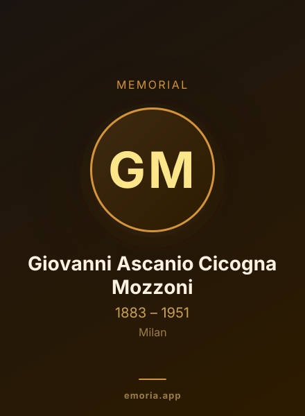 Memorial portrait of Giovanni Ascanio Cicogna Mozzoni