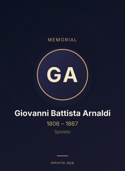 Memorial portrait of Giovanni Battista Arnaldi