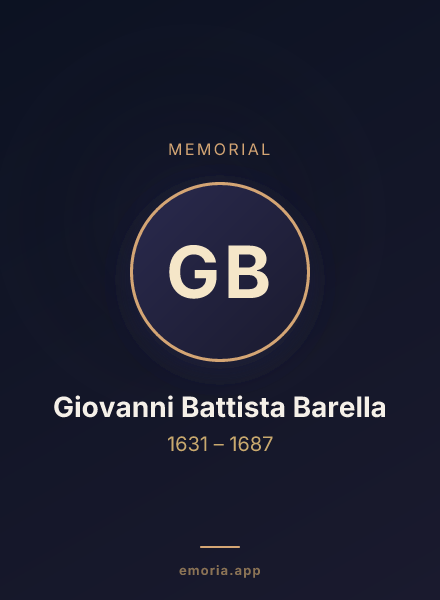 Memorial portrait of Giovanni Battista Barella